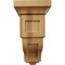 Ekena Millwork 6"W x 6 3/4"D x 12"H Large Reyes Wood Corbel, Cherry CORW06X06X12RYCH - alternate 2